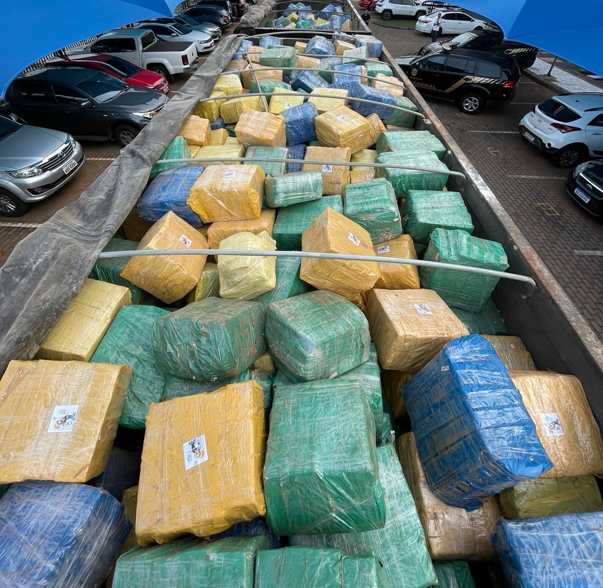 Entorpecente tinha como destino o Estado de Rio Grande do Sul - Foto: Polícia Federal/Divulgação 